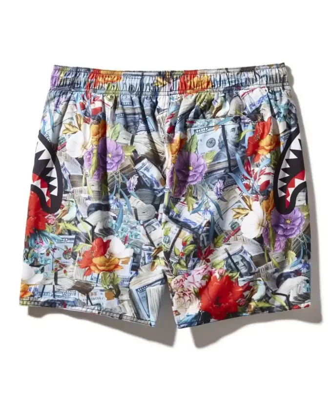 FLORAL MONEY SHOTO SWIM TRUNKS FLORAL MONEY SHOTO SWIM TRUNKS