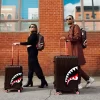FRENZY SHARKS SHARKNAUTICS HARDSHELL CARRY-ON LUGGAGE FRENZY SHARKS SHARKNAUTICS HARDSHELL CARRY-ON LUGGAGE