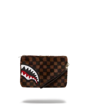FURRR SHARKS IN PARIS CROSSOVER CLUTCH