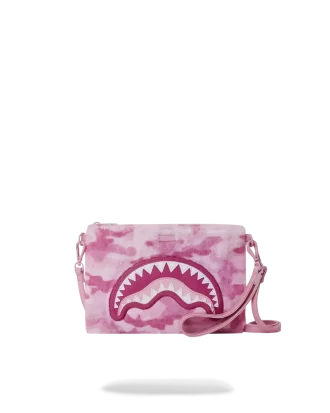 FURRROCIOUS IN PINK CROSSOVER CLUTCH