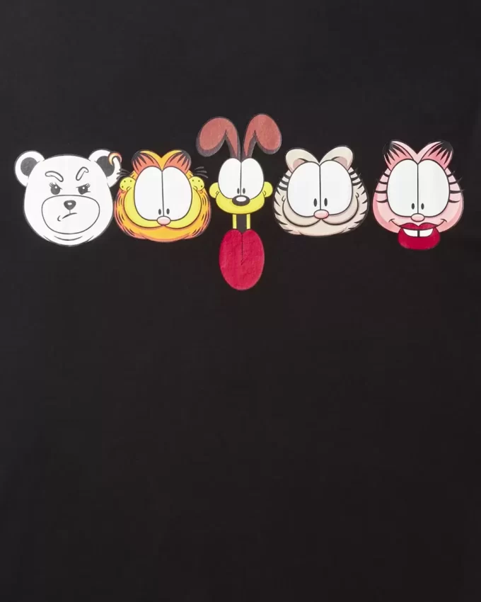 GARFIELD GRAPHIC T-SHIRT (BLACK)