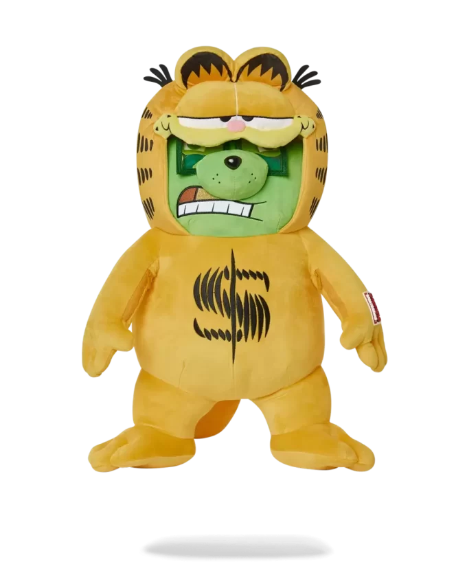 GARFIELD MONEYBEAR SUIT TEDDYBEAR BACKPACK GARFIELD MONEYBEAR SUIT TEDDYBEAR BACKPACK