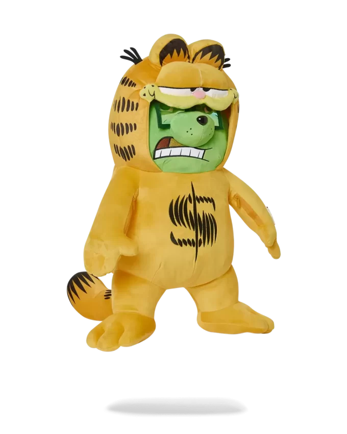 GARFIELD MONEYBEAR SUIT TEDDYBEAR BACKPACK GARFIELD MONEYBEAR SUIT TEDDYBEAR BACKPACK