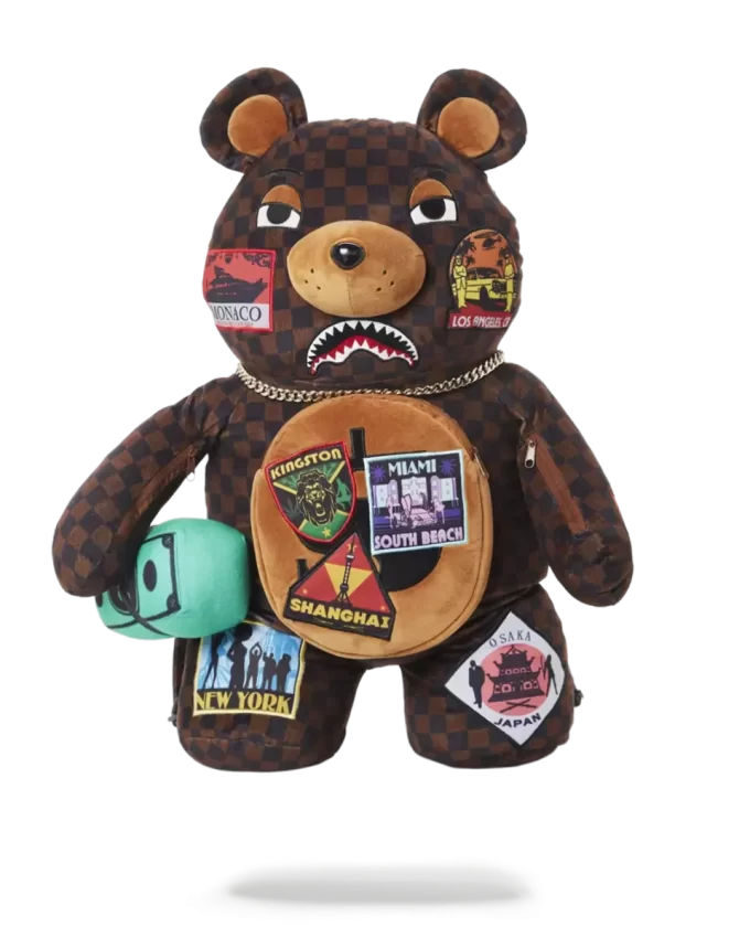 GLOBAL MOGUL MONEYBEAR TEDDYBEAR BACKPACK GLOBAL MOGUL MONEYBEAR TEDDYBEAR BACKPACK