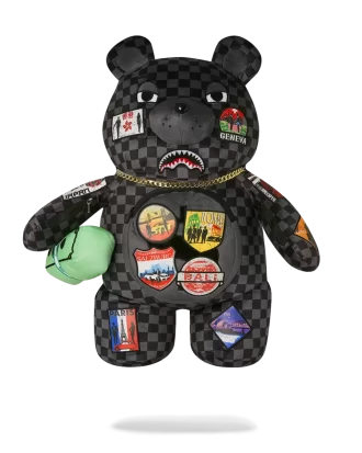 GLOBAL MOGUL UNLIMITED MILES MONEYBEAR TEDDYBEAR BACKPACK