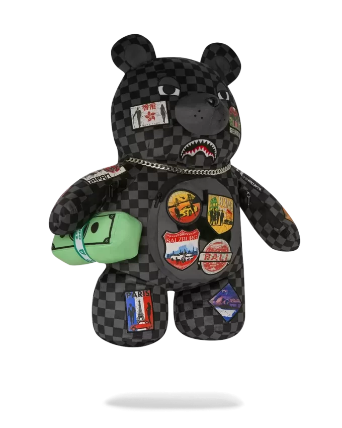 GLOBAL MOGUL UNLIMITED MILES MONEYBEAR TEDDYBEAR BACKPACK GLOBAL MOGUL UNLIMITED MILES MONEYBEAR TEDDYBEAR BACKPACK