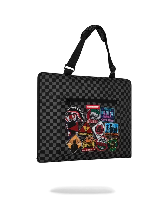 GLOBAL MOGUL UNLIMITED MILES PACKABLE BEACH MAT BLANKET WATER RESISTANT CONVERTIBLE TOTE