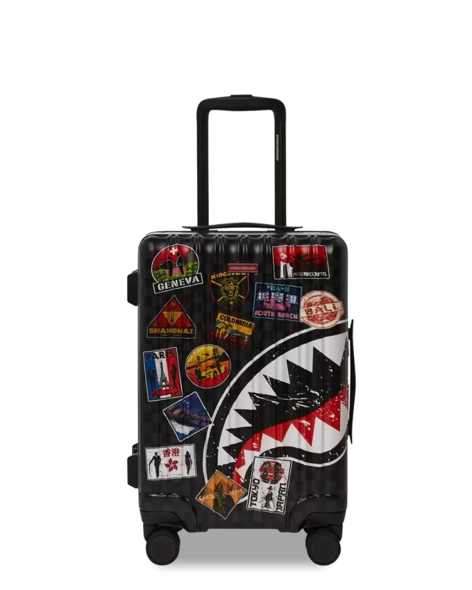 GLOBAL MOGUL UNLIMITED MILES SHARKNAUTICS HARDSHELL CARRY-ON LUGGAGE GLOBAL MOGUL UNLIMITED MILES SHARKNAUTICS HARDSHELL CARRY-ON LUGGAGE