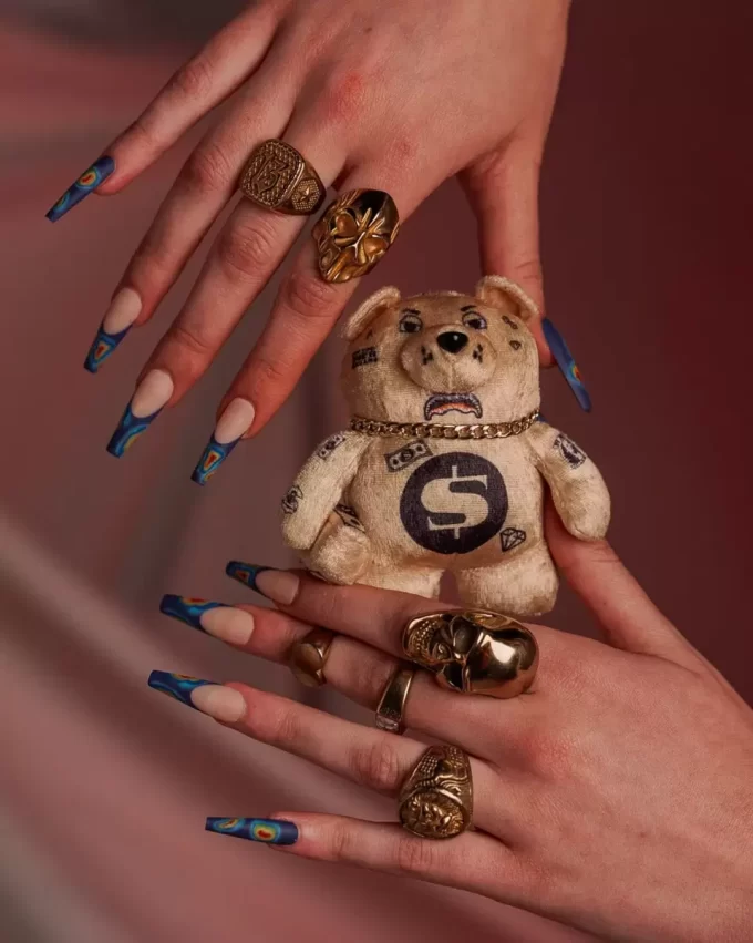 GOLDRUSH BEAR KEYCHAIN