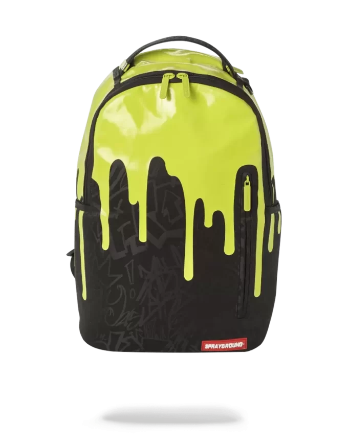 GREEN NEON DRIP BACKPACK (ONE OF ONE) GREEN NEON DRIP BACKPACK (ONE OF ONE)