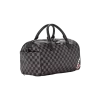 GREY CHECKERED SHARKS IN PARIS MINI DUFFLE