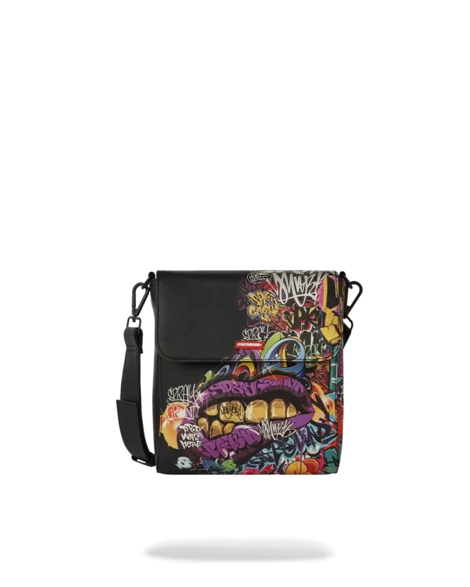 HALF GRAF LIPS MESSENGER BAG HALF GRAF LIPS MESSENGER BAG