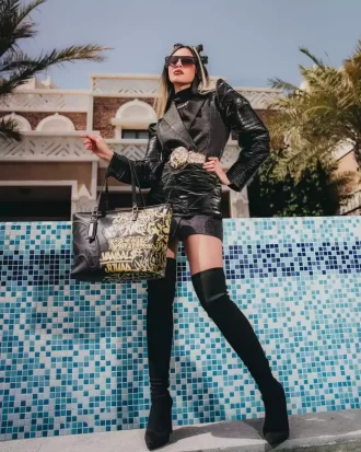 HALF GRAFF GLIDE TOTE