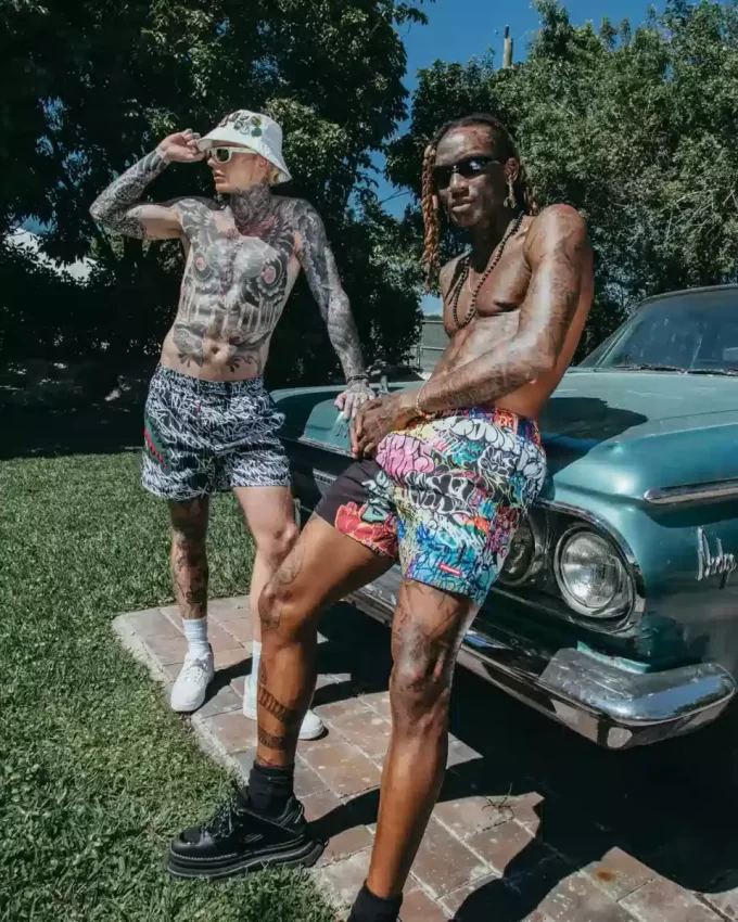 HALF GRAFF SHOTO SWIM TRUNKS HALF GRAFF SHOTO SWIM TRUNKS