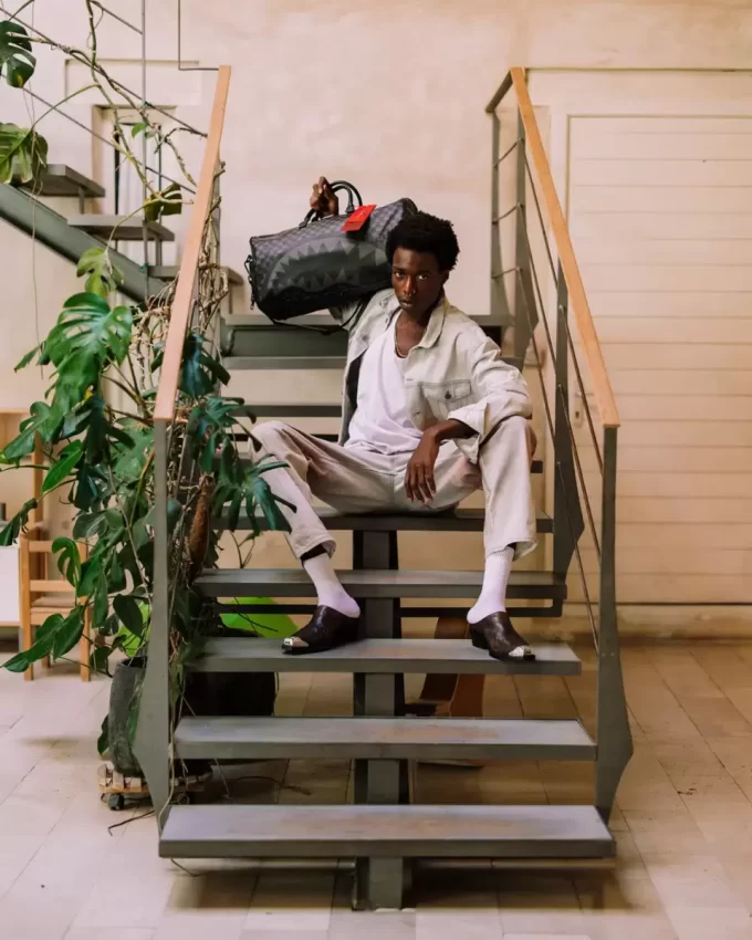 HANGOVER DRIP CHECK DUFFLE HANGOVER DRIP CHECK DUFFLE