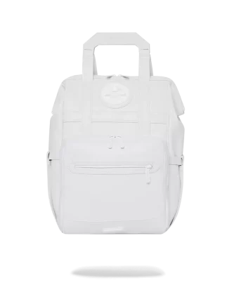 HEAVY METAL SHARK WHITE OUT BIZ TOP OPENER BACKPACK
