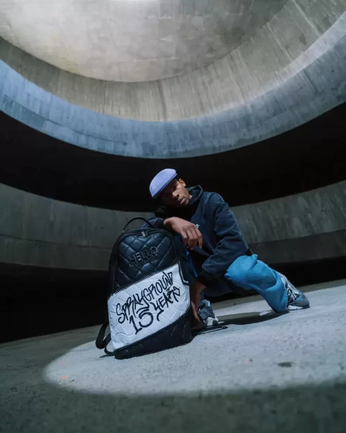 HELLO MY NAME IS 15 YEARS QUILTED BACKPACK (SUPER RARE) HELLO MY NAME IS 15 YEARS QUILTED BACKPACK (SUPER RARE)