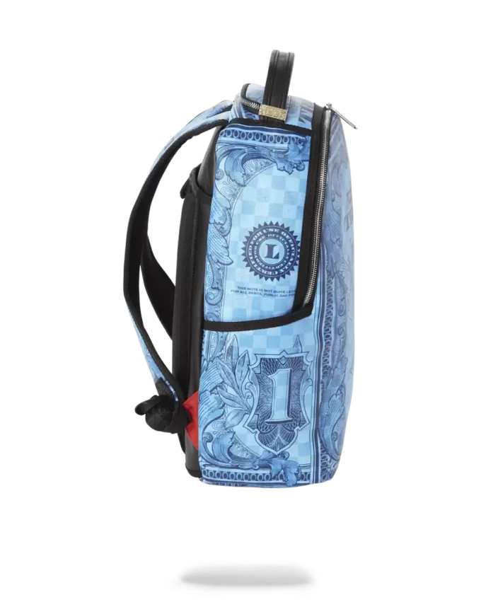 IN GOD WE TRUST BLUE BACKPACK (ONE OF ONE) IN GOD WE TRUST BLUE BACKPACK (ONE OF ONE)