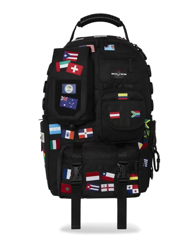 JAMES FIRST CLASS GLOBAL FLAGS SPECIAL OPS CARGO BACKPACK JAMES FIRST CLASS GLOBAL FLAGS SPECIAL OPS CARGO BACKPACK