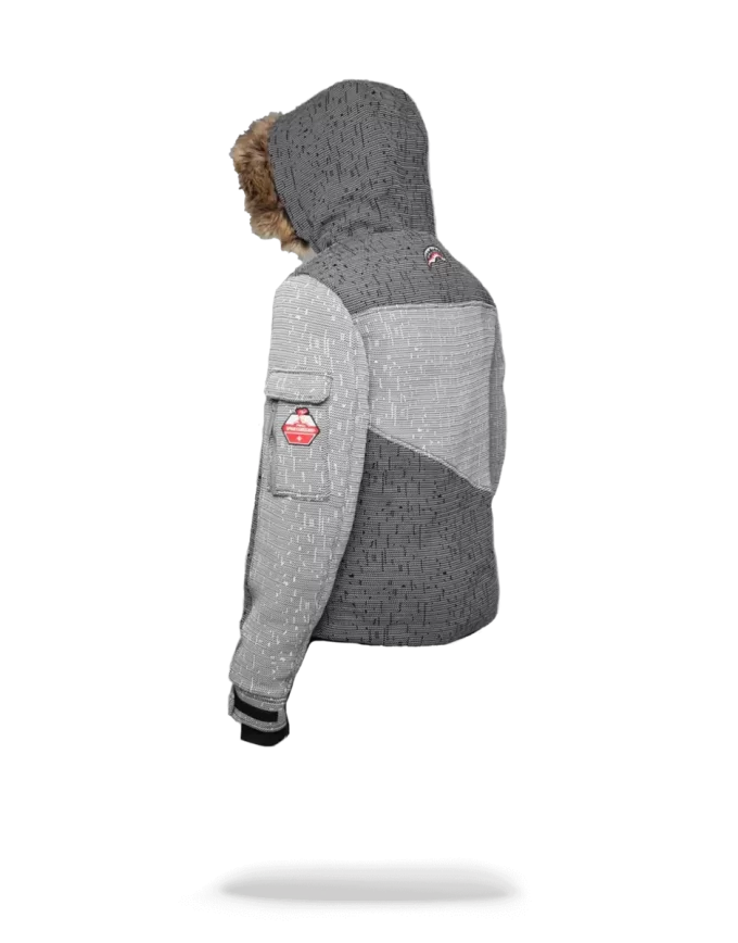 JAPAN STRIPE KNIT CHOPPER JACKET