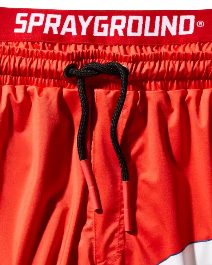 JAPAN WAVE CORTO SWIM TRUNKS (RED)