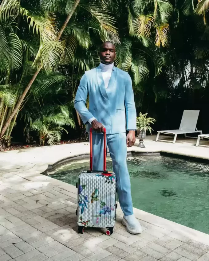 JARDIN DU PALAIS SHARKNAUTICS HARDSHELL CARRY-ON LUGGAGE JARDIN DU PALAIS SHARKNAUTICS HARDSHELL CARRY-ON LUGGAGE