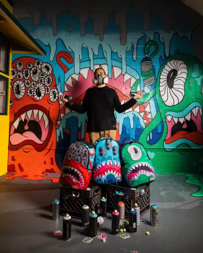 JORGE RODRIGUEZ THE ARTIST COLLAB BLINKY SHARK BACKPACK JORGE RODRIGUEZ THE ARTIST COLLAB BLINKY SHARK BACKPACK