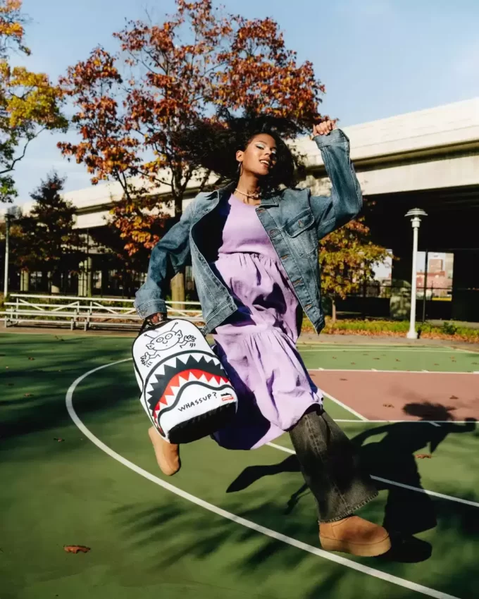 KEITH HARING WHASSUP ALIEN DLX BACKPACK KEITH HARING WHASSUP ALIEN DLX BACKPACK