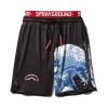 KIDS JAPAN WAVE SWIM TRUNKS (BLACK) KIDS JAPAN WAVE SWIM TRUNKS (BLACK)