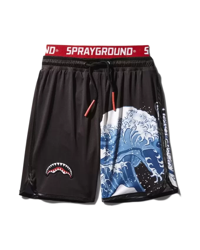 KIDS JAPAN WAVE SWIM TRUNKS (BLACK) KIDS JAPAN WAVE SWIM TRUNKS (BLACK)