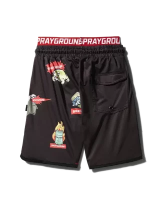 KIDS PATCH ALL-IN SWIM TRUNKS (BLACK)