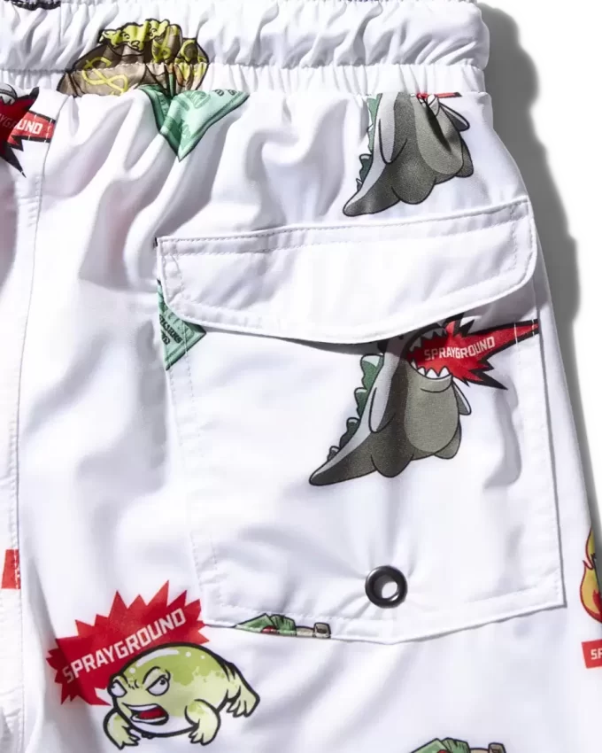 KIDS PATCH ALL-IN SWIM TRUNKS (WHITE) KIDS PATCH ALL-IN SWIM TRUNKS (WHITE)