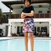 KIDS SPLIT CAMO SWIM TRUNKS KIDS SPLIT CAMO SWIM TRUNKS