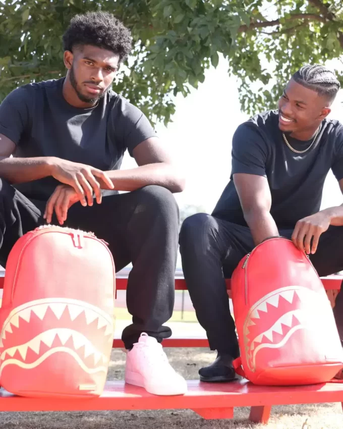 KING OF KINGS SHEDEUR & SHILO SANDERS SHARK BACKPACK KING OF KINGS SHEDEUR & SHILO SANDERS SHARK BACKPACK