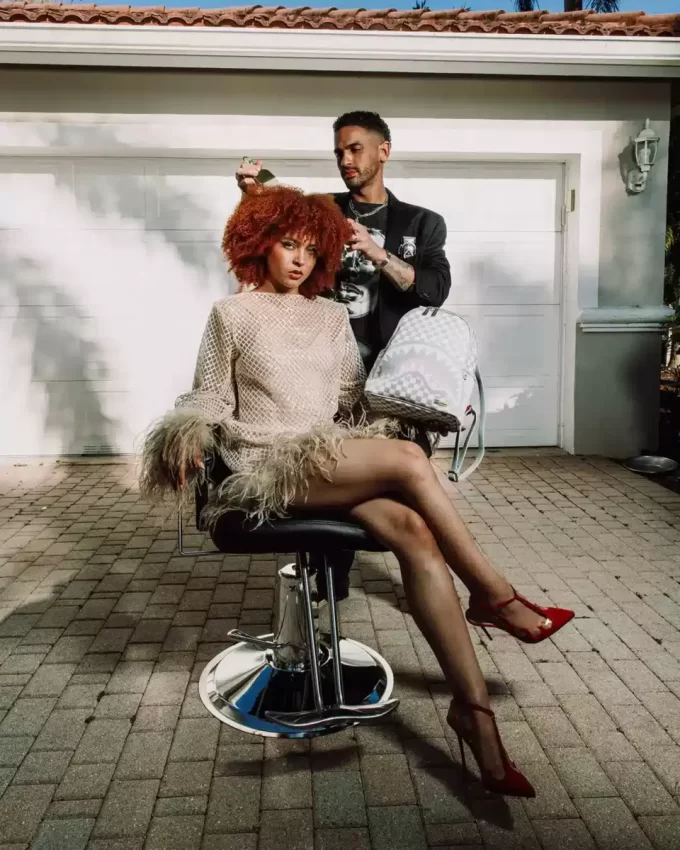 KNIT SHARKS IN PARIS IN CREAM SAVAGE BACKPACK KNIT SHARKS IN PARIS IN CREAM SAVAGE BACKPACK