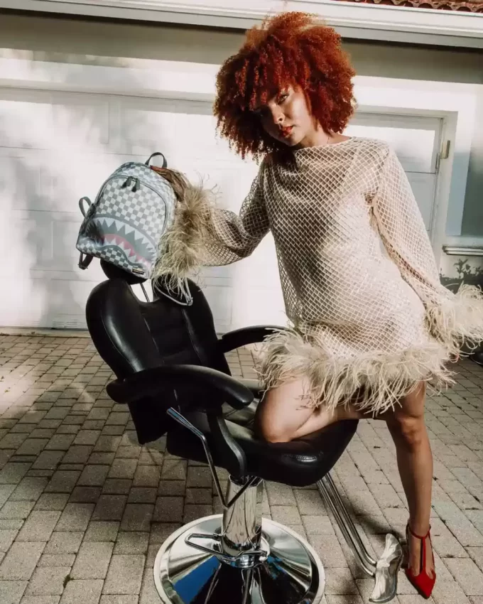 KNIT SHARKS IN PARIS IN CREAM SAVAGE BACKPACK KNIT SHARKS IN PARIS IN CREAM SAVAGE BACKPACK