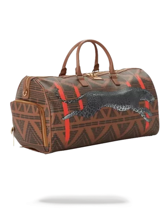 LEOPARDS IN PARIS DUFFLE