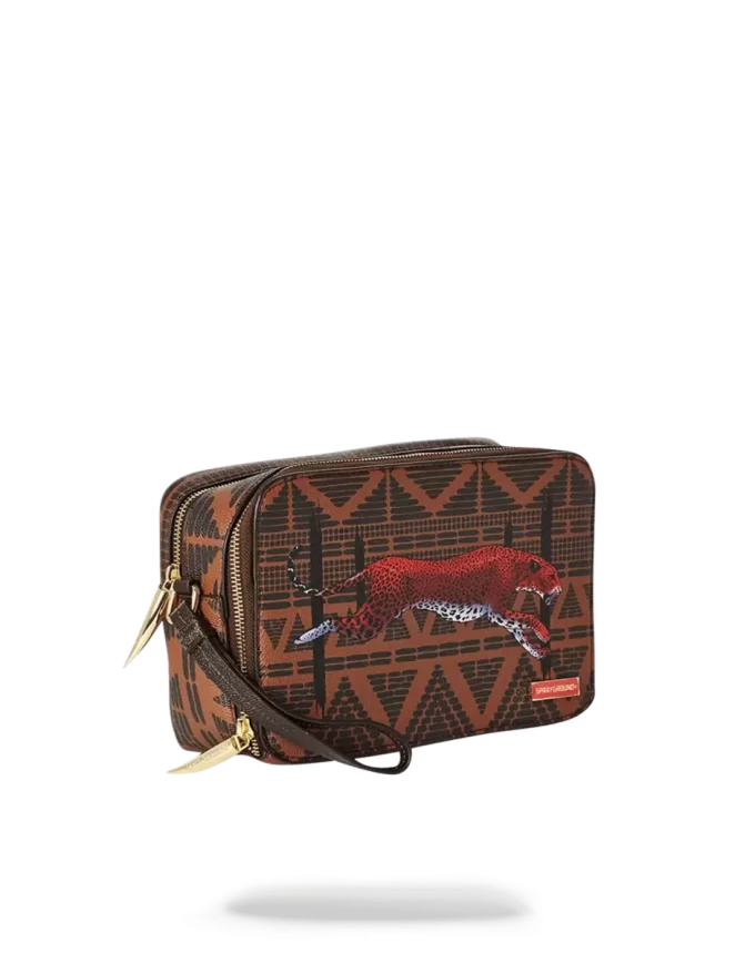 LEOPARDS IN PARIS TOILETRY AKA MONEY BAG LEOPARDS IN PARIS TOILETRY AKA MONEY BAG