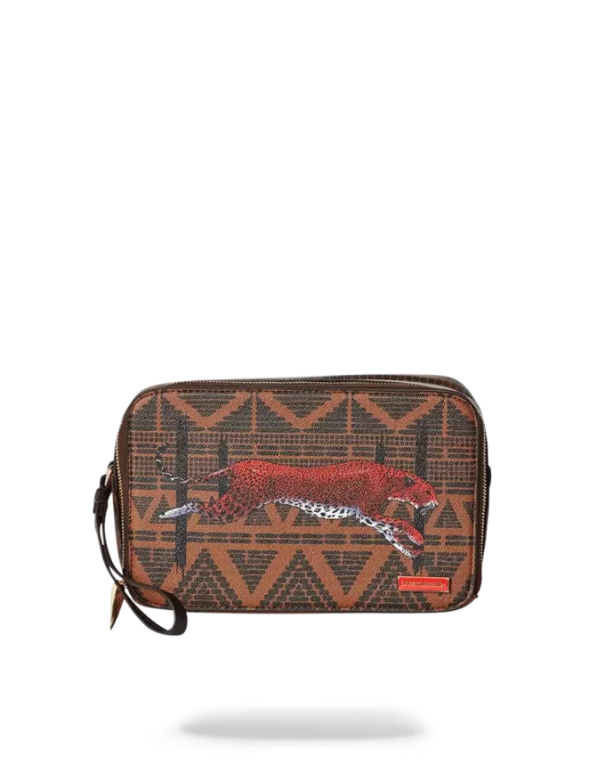 LEOPARDS IN PARIS TOILETRY AKA MONEY BAG LEOPARDS IN PARIS TOILETRY AKA MONEY BAG