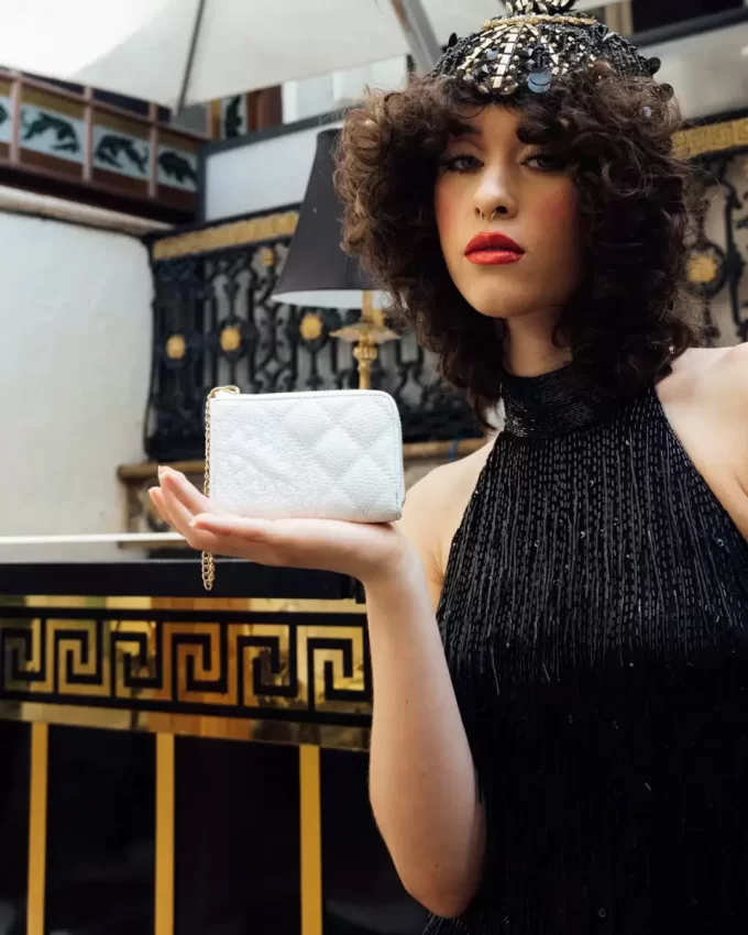 LEVELED UP SPLIT QUILT SHARK WALLET