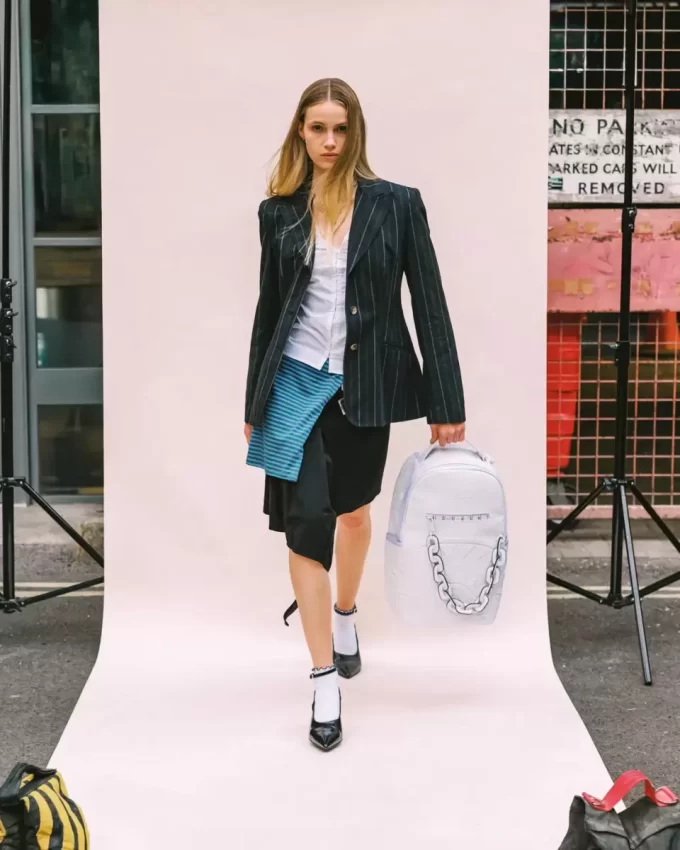 LONDON FASHION WEEK MADE TO MEASURE BACKPACK LONDON FASHION WEEK MADE TO MEASURE BACKPACK