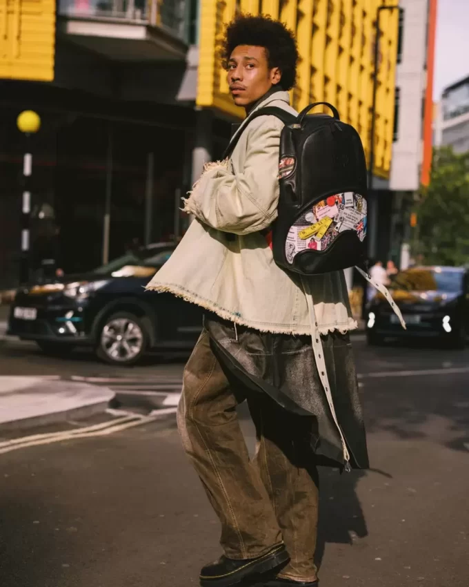 LONDON FASHION WEEK MOODBOARD MONTAGE BACKPACK LONDON FASHION WEEK MOODBOARD MONTAGE BACKPACK