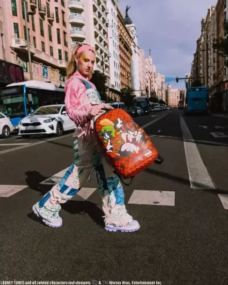 LOONEY TUNES TAZ MARVIN BUST OUT BACKPACK (DLXV)