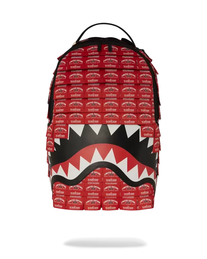 MADE OF WOVEN LABELS SHARK BACKPACK MADE OF WOVEN LABELS SHARK BACKPACK