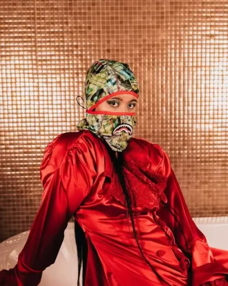 MAMA I MADE IT PULL DOWN SKI MASK