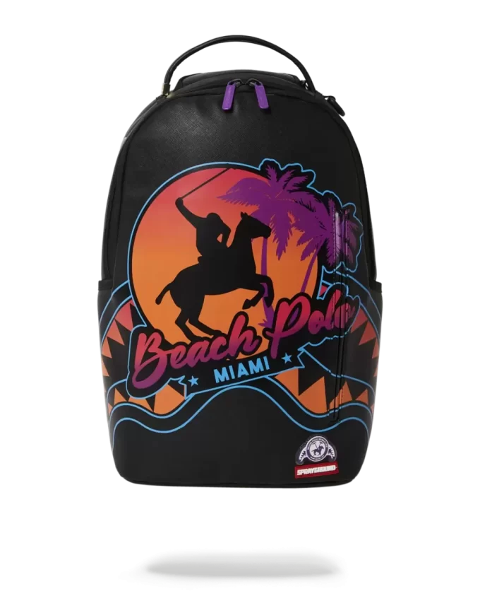 MIAMI BEACH POLO COLLAB BACKPACK (DLXV-BLACK) MIAMI BEACH POLO COLLAB BACKPACK (DLXV-BLACK)