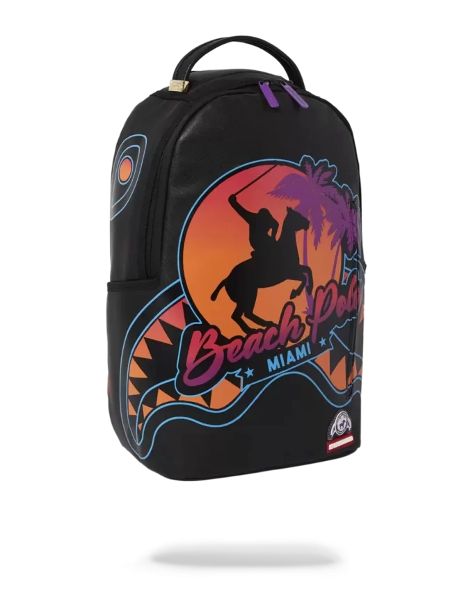 MIAMI BEACH POLO COLLAB BACKPACK (DLXV-BLACK) MIAMI BEACH POLO COLLAB BACKPACK (DLXV-BLACK)