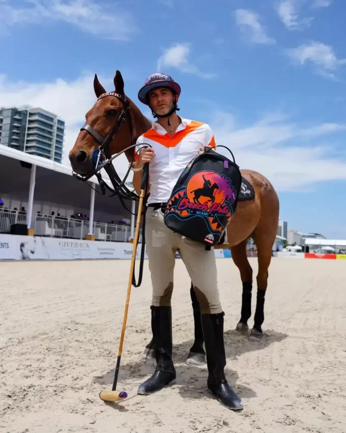 MIAMI BEACH POLO COLLAB BACKPACK (DLXV-BLACK) MIAMI BEACH POLO COLLAB BACKPACK (DLXV-BLACK)