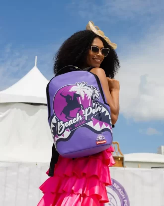 MIAMI BEACH POLO COLLAB BACKPACK (DLXV-PURPLE)