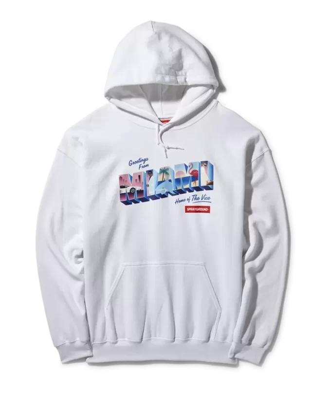 MIAMI VICE HOODY (WHITE)